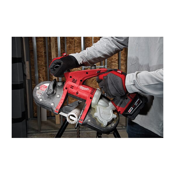 Milwaukee® 48-39-0609 Compact Extreme Thick Metal Portable Band Saw Blade, 35-3/8 in L, 1/2 in W x 0.02 in THK, 8/10 TPI, Bi-Metal Body